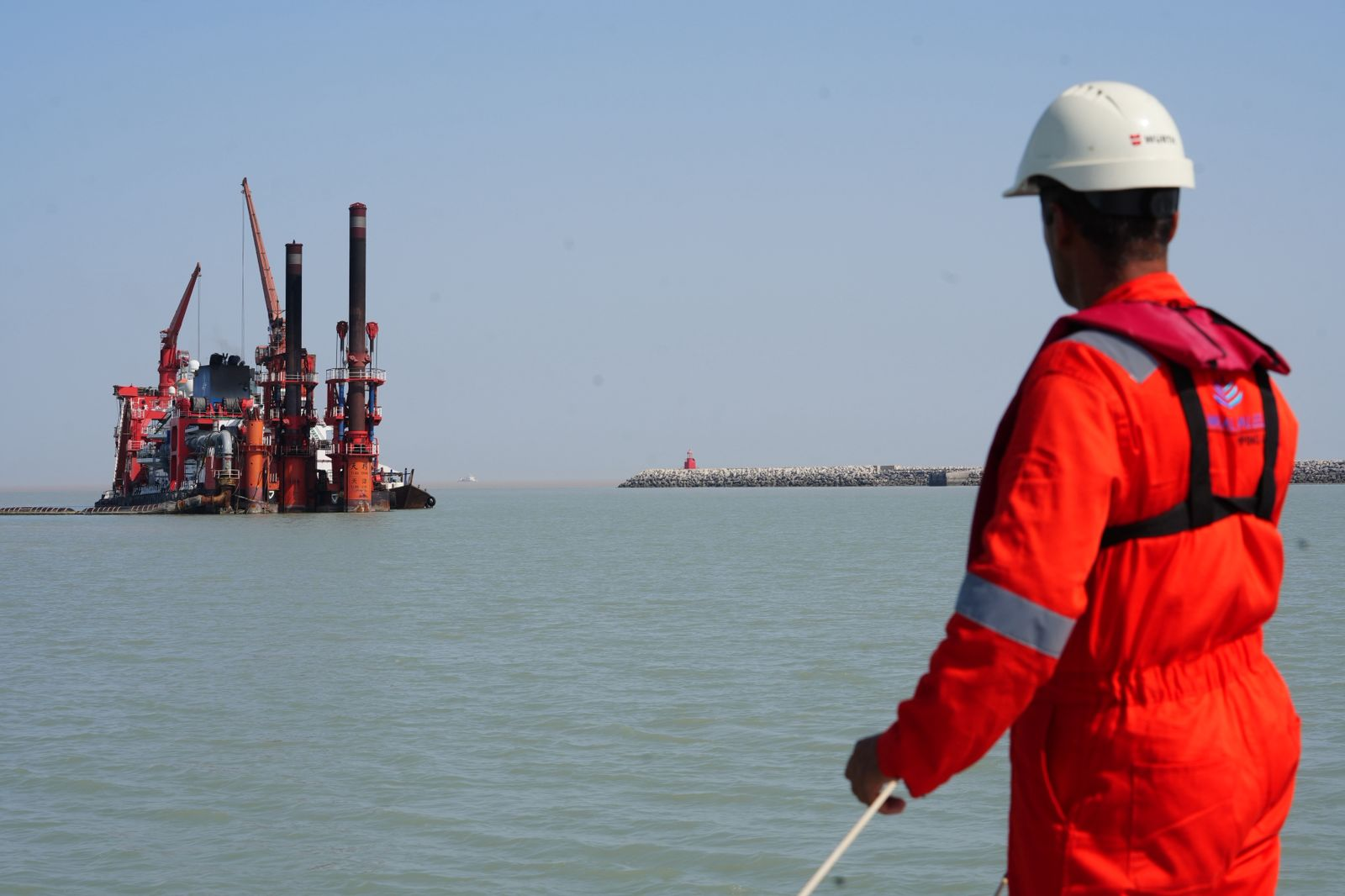 بنسبة (100%).. الموانئ تعلن الإنجاز الكامل للقناة الملاحية الجديد احد مشاريع ميناء الفاو الكبير - ميناء الفاو الكبير